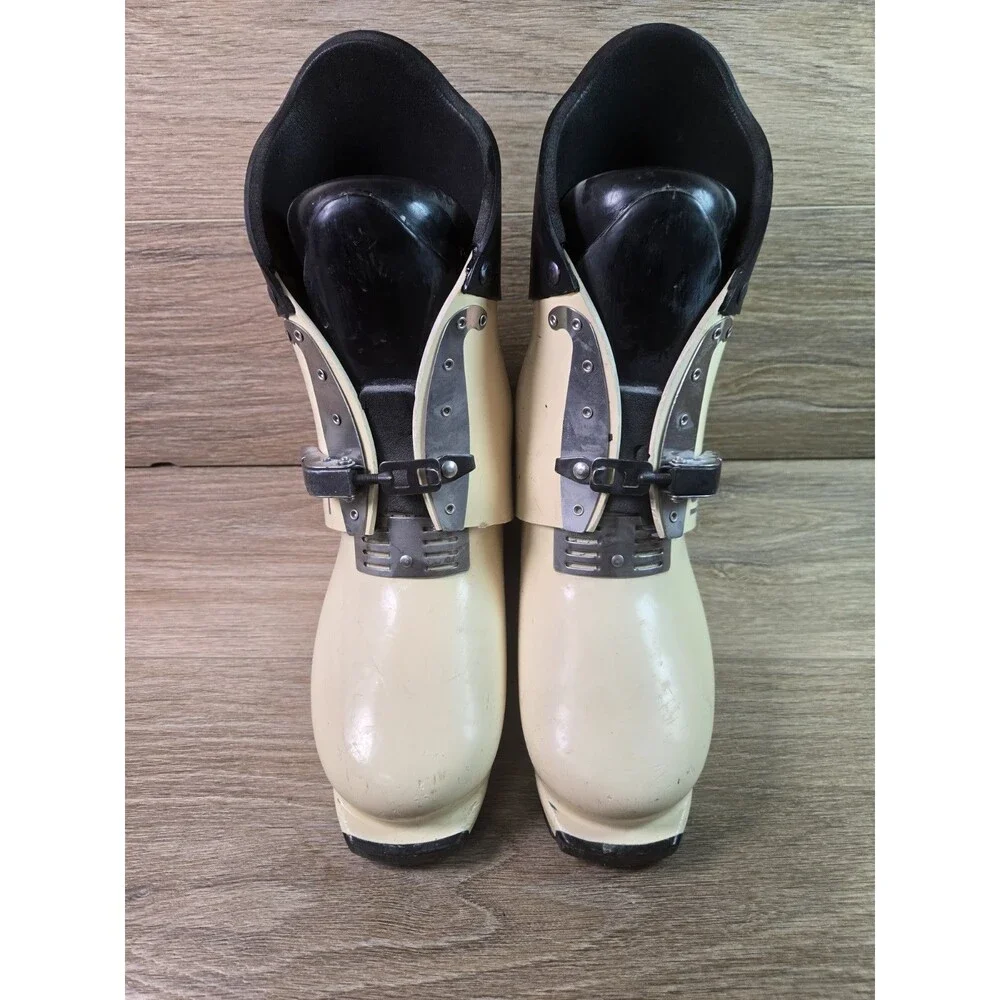 Vintage Scott 1970s Downhill Ski Boots Made In USA White Boots